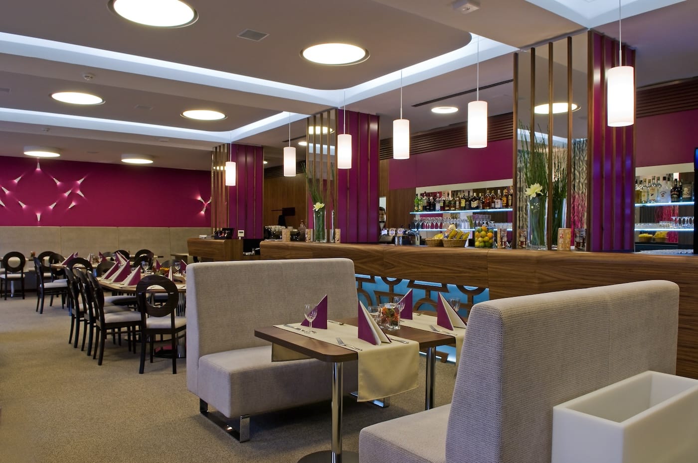 Interiér restaurace Akord