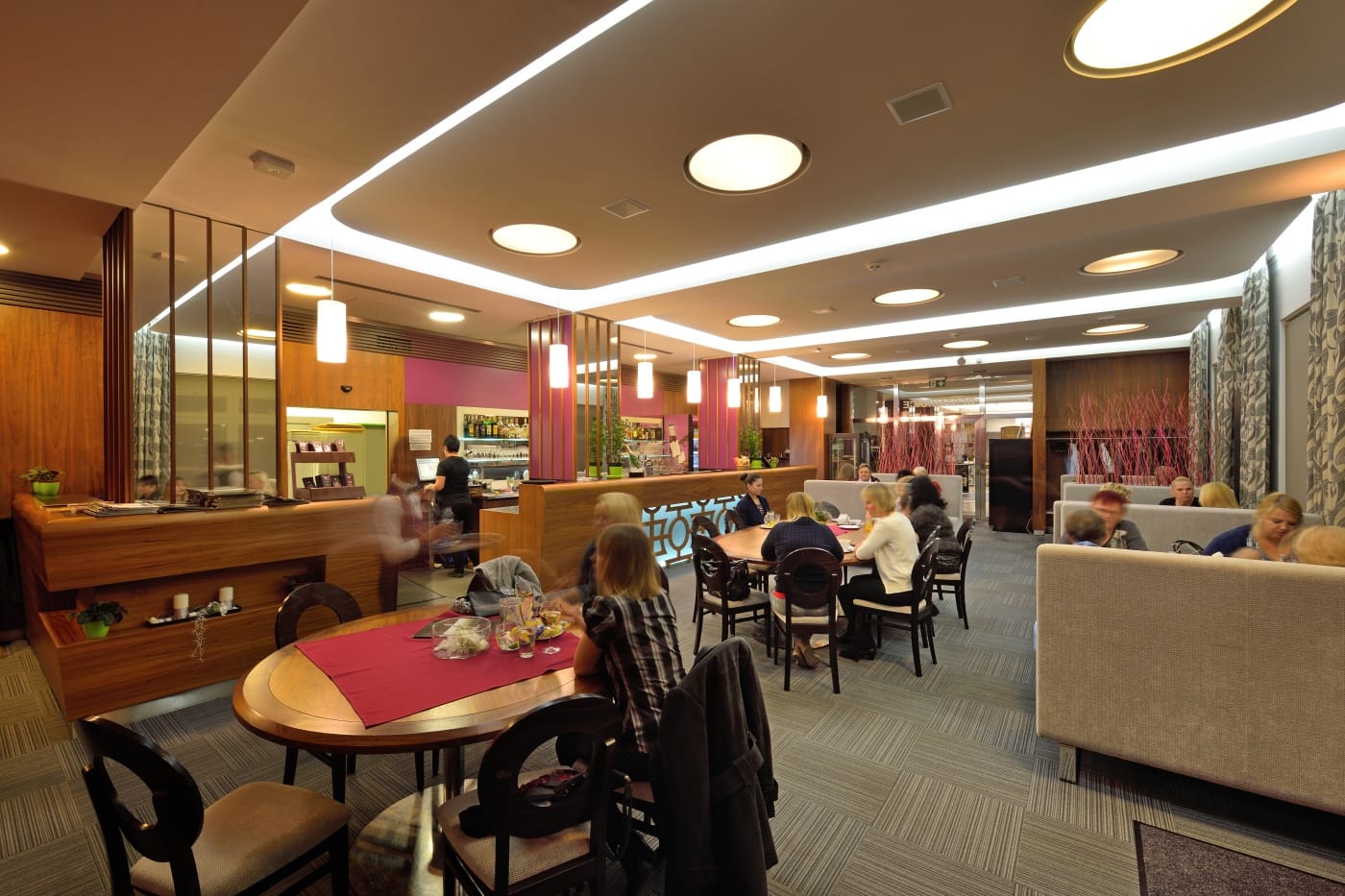 Interiér restaurace Akord